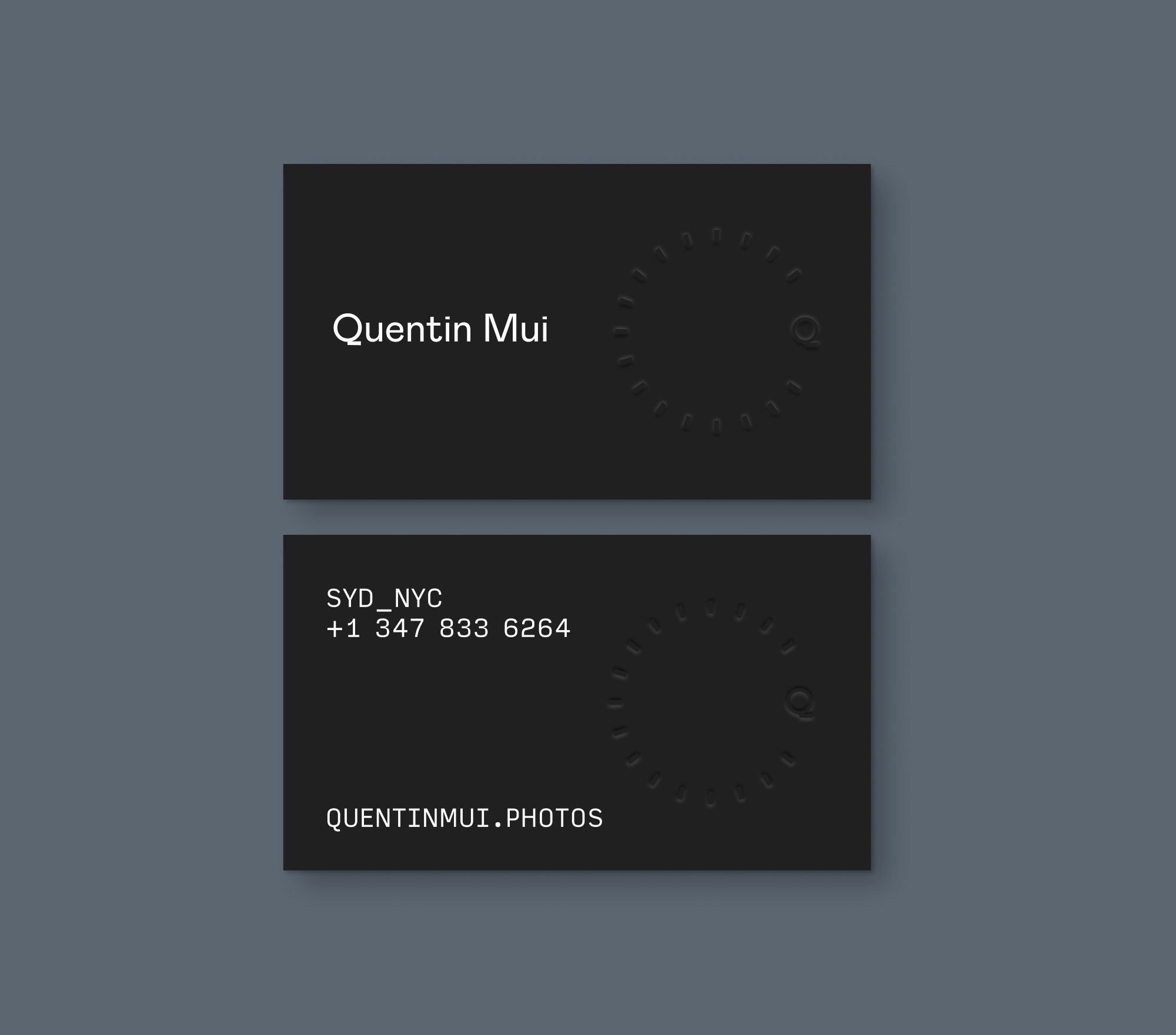 Quentin Mui - Business Card