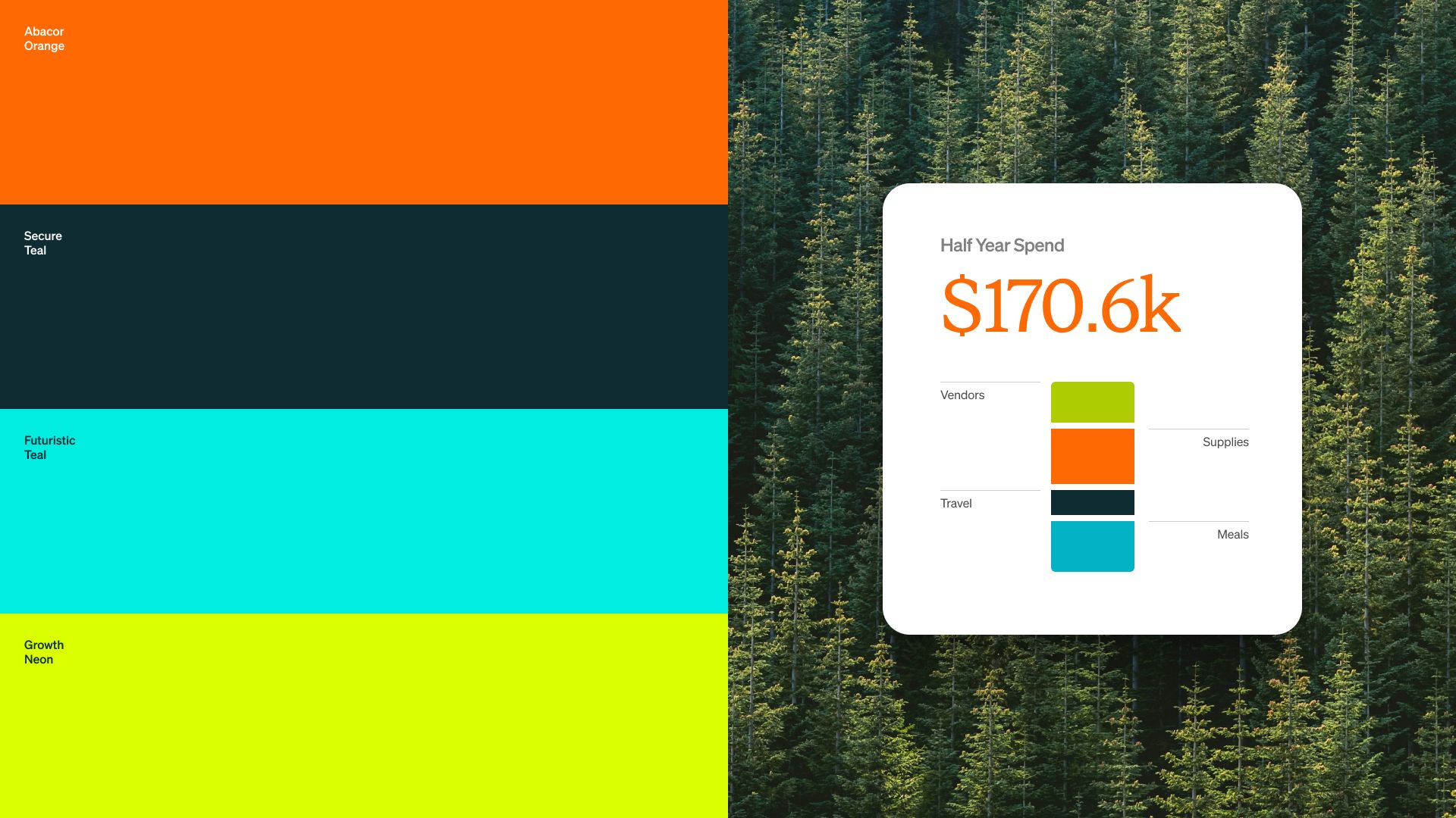 Abacor - Color and UI Mockup